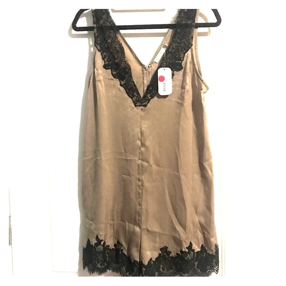 Lacey Silk Romper | Lush | NWT - Picture 6 of 7